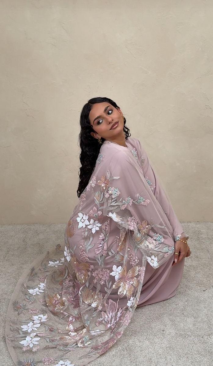 Floral Pastel Sequin Kimono – MUSE